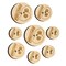 Bacon and Eggs Breakfast Wood Buttons for Sewing Knitting Crochet DIY Craft